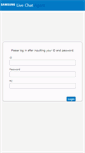 Mobile Screenshot of livechat.support.samsung.com