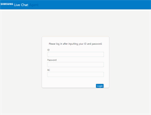 Tablet Screenshot of livechat.support.samsung.com